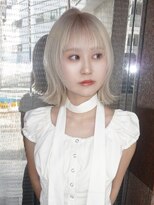 カロントウキョウ 中野店(Kalon Tokyo)&nbsp;レイヤー/ホワイトカラー／顔まわりカット/ブリーチ