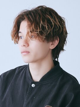 エルマーク 堺東(L-MARK) ハイライト/ツイストパーマ/短髪/ツーブロック/men's