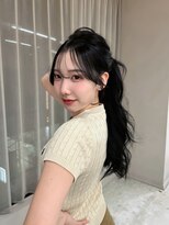 ボタン テンジン(VOTAN tenjin)&nbsp;【木串楽人】韓国ヘア/レイヤーカット/レイヤーロング/前髪