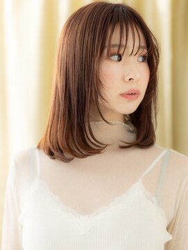 シースルーバング姫カットレイヤーミディアムY北浦和20代30代