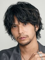 レタッチ バイ フィフス 天神大名(RETOUCH by fifth) 天神大名フェザーショートシャドウパーマセンターパートウルフ