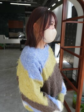 ソピ バイ インビテーション(sopi by invitation) ワインレッド インナーカラー ベージュインナー☆