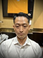 レオヘアワークス(LEO HAIR WORKS)&nbsp;スキンフェード新潟　七三スキンフェード　新潟床屋　バーバー
