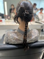 シェリ(Cheri)&nbsp;タイトリボン×編みたらしカチモリヘア