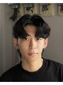 韓国風フェザーパーマ