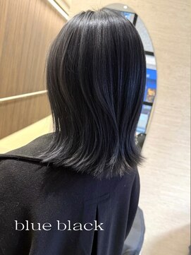 パルス ヨコハマ(PULSE yokohama) ブルーブラック／外ハネ／ボブ/暗髪