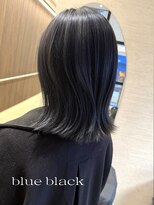 パルス ヨコハマ(PULSE yokohama) ブルーブラック/外ハネ/ボブ/暗髪