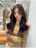 ミディアムレイヤーカット/似合わせカット/大人ガーリー/20代