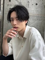 ロウ ジャム 川崎(ROW JAM)&nbsp;爽やか黒髪メンズショート/20代30代/ナチュラルセンターパート