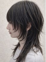 メルク(merc)&nbsp;レイヤー ボブ ショート インナーカラー 韓国