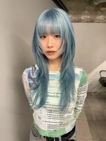 コードプラスリム(CODE+LIM)&nbsp;ペールブルー／水色カラー／ハッシュカット
