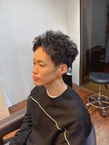 アリレイナ美容室 鎌倉店(ARIREINA) 鎌倉メンズセンターパートフェザーパーマ20代30代