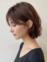 バームヘア(balm hair)&nbsp;透明感ボブ×白髪ぼかし×髪質改善ハイライト