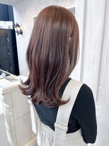 キャアリー(Caary)&nbsp;福山人気ツヤツヤ髪質改善ストレート小顔顔まわりピンクブラウン