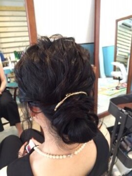 ロカット サロン(Roquat Salon) 浴衣にもシンプルアレンジ【ヘアセット 立川/立川南口 浴衣】