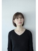 20代30代40代50代♪大人かわいい小顔ナチュラルグレージュボブ