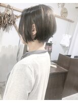 ヘアーアンドアトリエ マール(Hair&Atelier Marl)&nbsp;【Marl】ブラックグレージュカラーのショートボブ♪