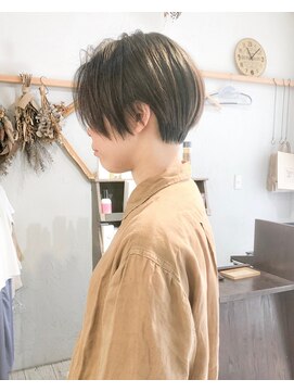 ヘアーアンドアトリエ マール(Hair&Atelier Marl) 【Marl】フォギーベージュカラーのハンサムショート☆