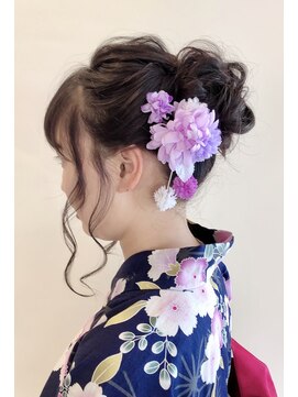 美容室プラザ 王寺店 浴衣アレンジ