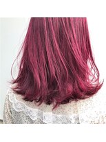 アンド バイ ヘアサロン(AND by hair salon) ベリーピンクレッド