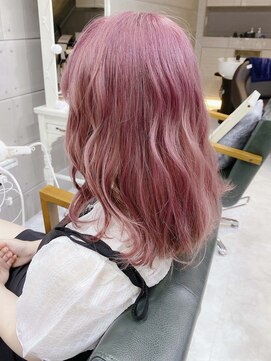 デイズ(days) ピンクパープルカラー☆ミディアムヘア 10代/20代/30代/40代