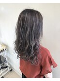 コントラストハイライト×グレーアッシュ