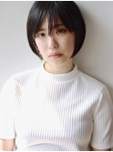 【morio成増/ムラマツ】クールショートスリーク黒髪ボブ　