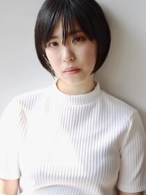モリオ フロム ロンドン 成増店 【morio成増/ムラマツ】クールショートスリーク黒髪ボブ　
