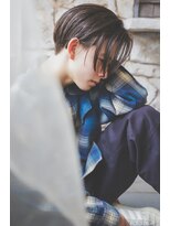 カライングドゥ(ing deux) スーツ短髪ツーブロック束感モテる黒髪シークレットパーマ流行