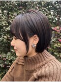 耳かけショートボブ
