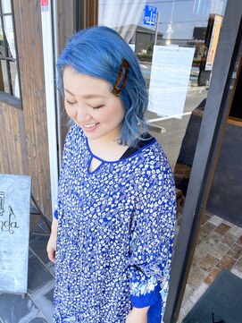 ベランダ(veranda) cyan