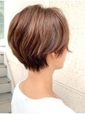 30代40代大人可愛いショートボブ　お手入れ簡単
