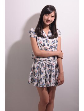 アディクト 東陽町西口(addict) 髪質改善ストレートレイヤーロング＿ロング＿黒髪［東陽町]