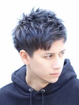 フィフスワン(fifth one) ビジネスショートヘアメンズカットツイストパーマツーブロック