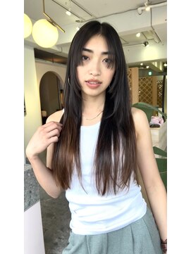 ヌー 代官山(nuu) ・伸ばしかけヘアモードヘルシー顔まわりレイヤー