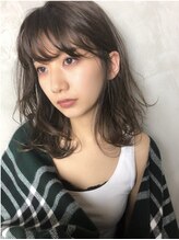 アン 登戸(un) ◆ゆるふわミディアム【デジタルパーマok/チェリーブラウン】