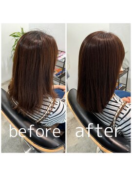 スピカ(SPICA) 【ケアカラーコース】お客様施術事例