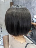 ボブ/ヘルシースタイル/アッシュブラック/アースカラー/30代40代