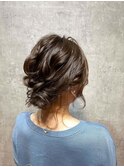 ヘアセット/ヘアアレンジ/ヘアメイク/ハーフアップ/前髪カット