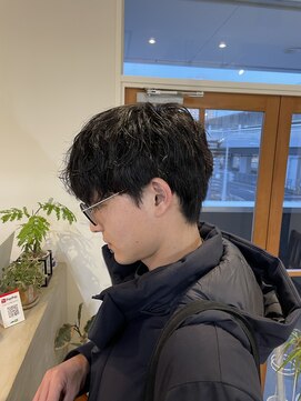 リット(lit.) スペインカール/スパイキーショート/ブルーブラック/守谷