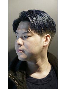 銀座 シノ 本店(shino) 七三分け×グラデーションカラー