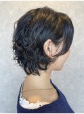 ショートパーマ/伸ばし中/ナチュラルパーマ