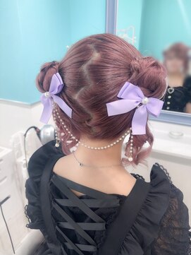 ドットハリス(.Hallis) くらげヘア　ヘアメ　ヘアセット