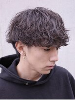 バイフィフス 天神大名(by fifth) 波巻きスパイラルパーマツイストパーママッシュメンズパーマ束感