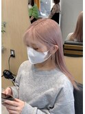 ミルクティーピンクベージュ人気レイヤーケアブリーチハイトーン