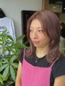 【臭い刺激ゼロ】オイルグロスカラー＋カット ￥11800 （白髪、お洒落染め可）