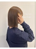 切りっぱなしボブ/顔周りレイヤー/前髪/原宿神宮前