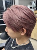 ハイトーンカラー/マッシュパーマ/アースカラー/men's/