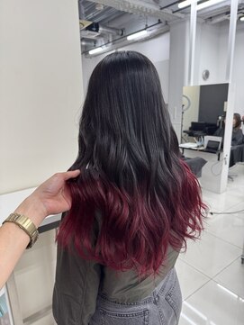 アライブ ハラジュク(ALIVE harajuku) グラデーションカラーバレイヤージュインナーカラー　ryota