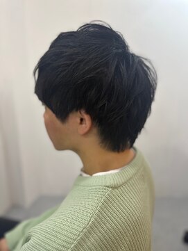 ソイクフ 四条大宮店(SOY-KUFU) 20代30代40代ブルーブラック爽やかスパイキーショート